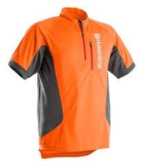 Tee-shirt orange manches courtes